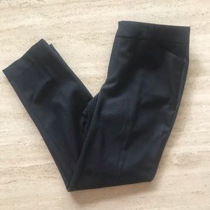 Gap Navy Herringbone Slim Cropped Dress Pants
